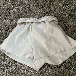 white comfy shorts